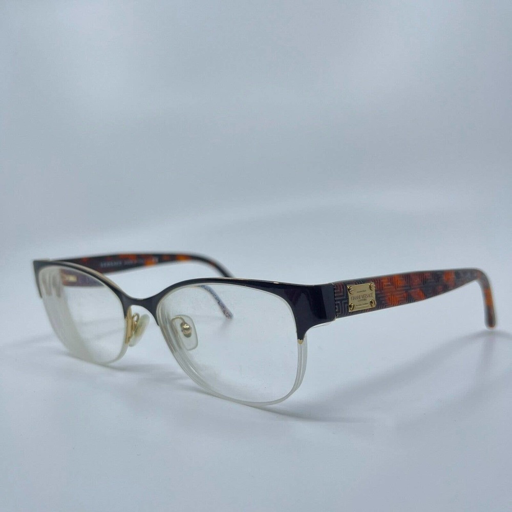 Versace Women's eyeglasses frame‎ brown tortoise MOD.1222 1344 53-17-140 H6928